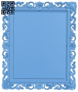 Picture frame or mirror T0001197 download free stl files 3d model for CNC wood carving