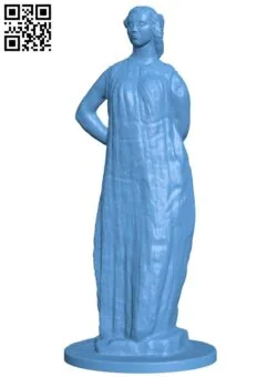 Woman with arms at the back H009004 file stl free download 3D Model for CNC and 3d printer