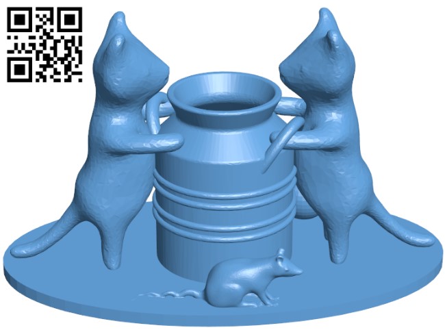 STL file Cat washi tape holder・3D print model to download・Cults