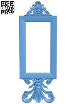 Picture frame or mirror T0001573 download free stl files 3d model for CNC wood carving – Copy