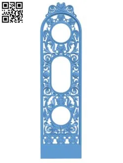 Door frame pattern T0002003 download free stl files 3d model for CNC wood carving