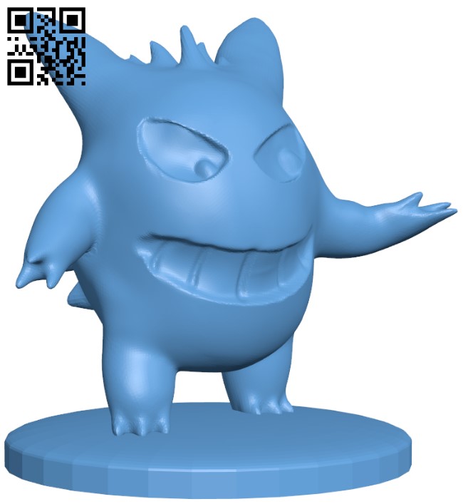 STL file POKEMON - GENGAR 🐉・3D print design to download・Cults