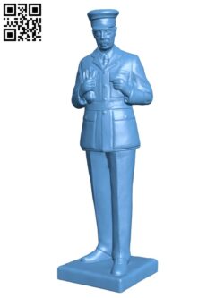 Hugh Dowding H009994 file stl free download 3D Model for CNC and 3d printer