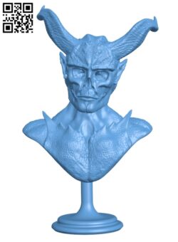 Paimon – one of the kings of hell H009899 file stl free download 3D Model for CNC and 3d printer