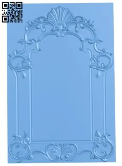 Door frame pattern T0002751 download free stl files 3d model for CNC wood carving