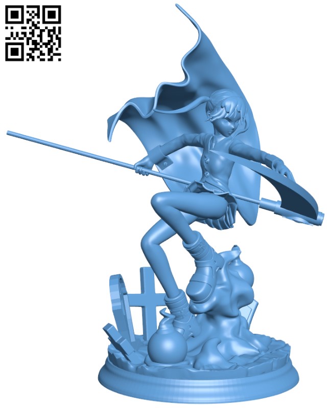 Soul Eater Maka Albarn H010504 file stl free download 3D Model for CNC and 3d printer