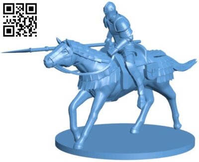 Mounted Knights H010773 file stl free download 3D Model for CNC and 3d printer