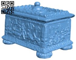 Casket with mythological scenes H011145 file stl free download 3D Model for CNC and 3d printer