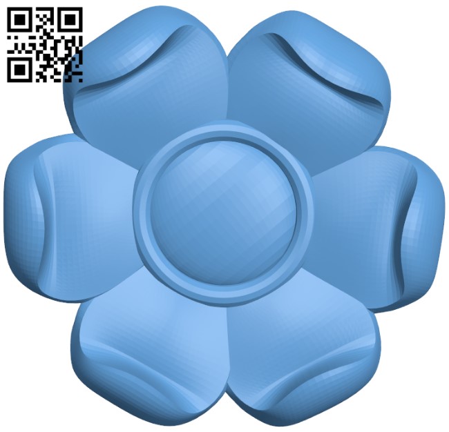 Flower pattern T0003382 download free stl files 3d model for CNC wood carving