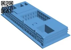 National Palace – Mexico city H011131 file stl free download 3D Model for CNC and 3d printer