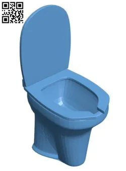 Toilet H011077 file stl free download 3D Model for CNC and 3d printer