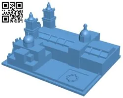 Zocalo – Mexico City H011220 file stl free download 3D Model for CNC and 3d printer