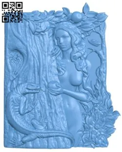 Eva painting T0003722 download free stl files 3d model for CNC wood carving