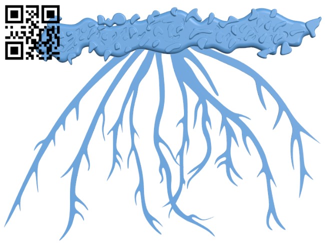 Fibrous roots H011330 file stl free download 3D Model for CNC and 3d printer