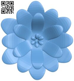 Flower pattern T0003582 download free stl files 3d model for CNC wood carving