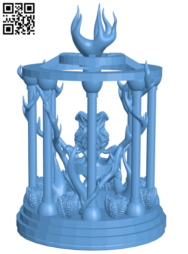 Lighting - The story of flowers H011253 file stl free download 3D Model for CNC and 3d printer