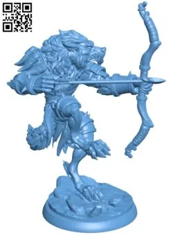 Werewolf warrior H011527 file stl free download 3D Model for CNC and 3d printer