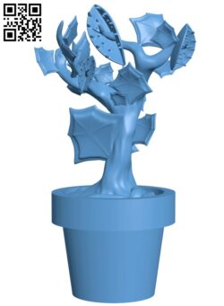 Cactus pot H011775 file stl free download 3D Model for CNC and 3d printer