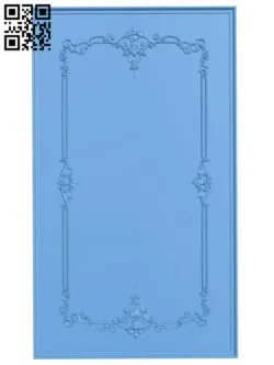 Door frame pattern T0004629 download free stl files 3d model for CNC wood carving