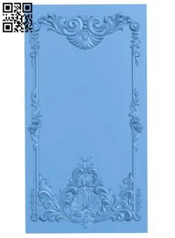 Door frame pattern T0004630 download free stl files 3d model for CNC wood carving