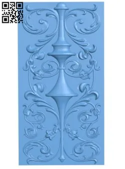 Door frame pattern T0004637 download free stl files 3d model for CNC wood carving