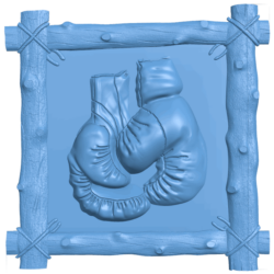 Boxing gloves T0005107 download free stl files 3d model for CNC wood carving