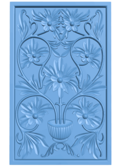 Door frame pattern T0004947 download free stl files 3d model for CNC wood carving