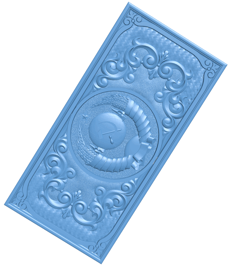 Door frame pattern T0005224 download free stl files 3d model for CNC wood carving