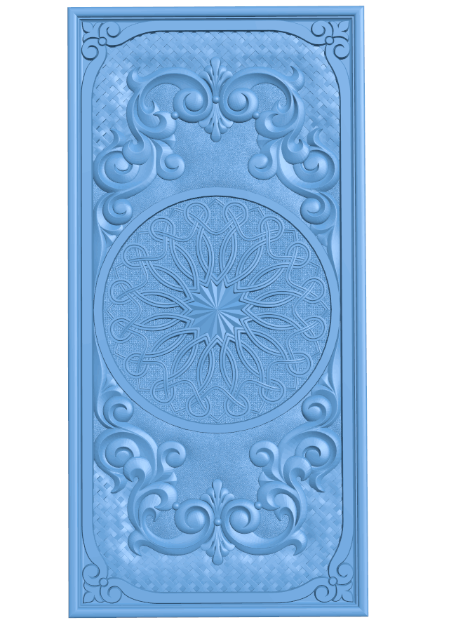 Door frame pattern T0005229 download free stl files 3d model for CNC wood carving