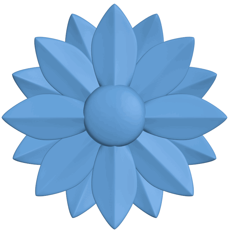 Flower pattern T0005264 download free stl files 3d model for CNC wood carving