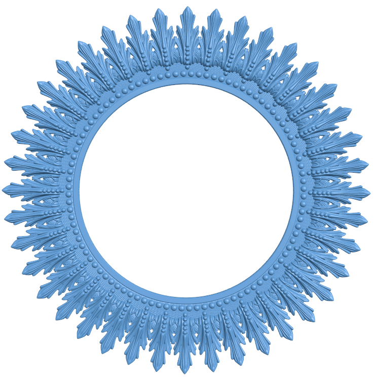 Mirror frame pattern T0005310 download free stl files 3d model for CNC wood carving