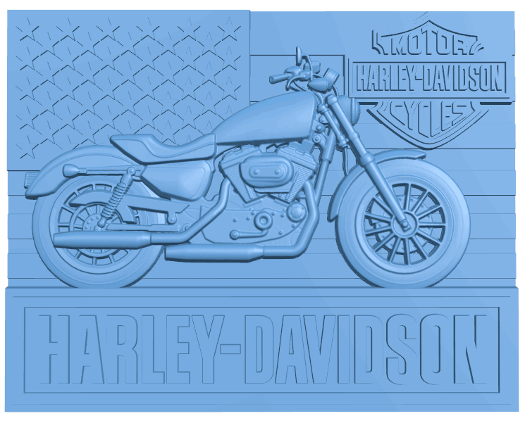 Free STL file Harley Davidson Logo sticker 🏍️・3D printer model to  download・Cults