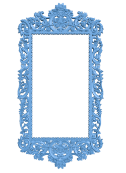 Picture frame or mirror T0005247 download free stl files 3d model for CNC wood carving