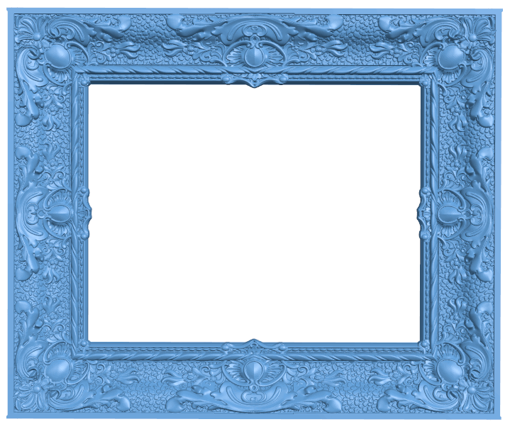 Picture frame or mirror T0005250 download free stl files 3d model for CNC wood carving