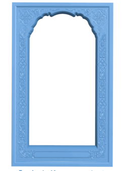 Picture frame or mirror T0005258 download free stl files 3d model for CNC wood carving