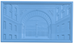 Saint Petersburg painting T0005136 download free stl files 3d model for CNC wood carving