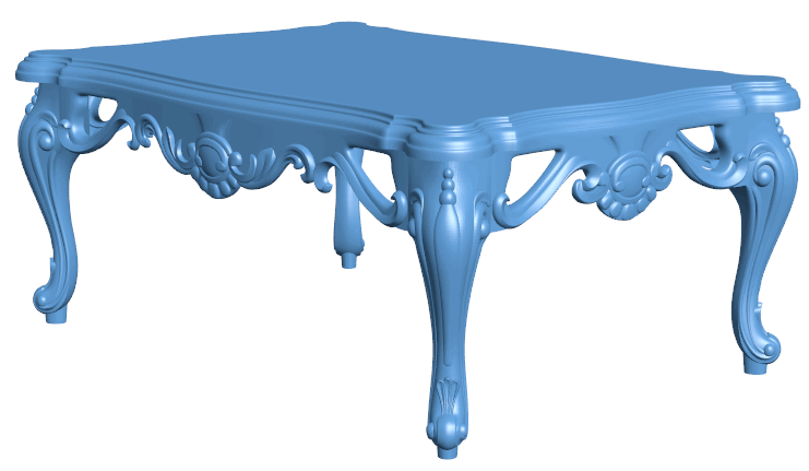 Table T0005177 download free stl files 3d model for CNC wood carving