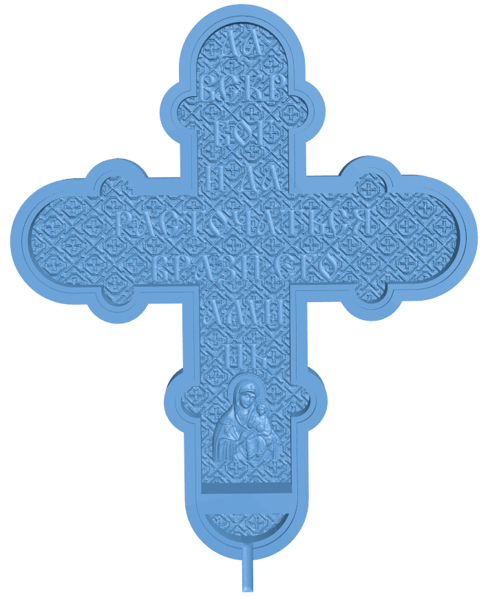 Cross pattern T0005352 download free stl files 3d model for CNC wood carving