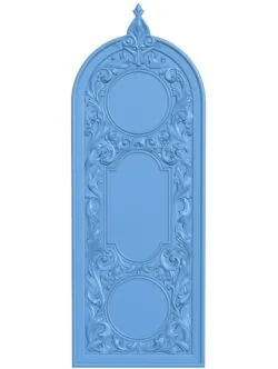 Door frame pattern T0005787 download free stl files 3d model for CNC wood carving