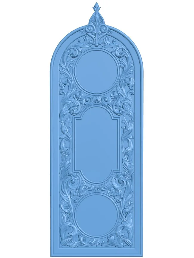 Door frame pattern T0005787 download free stl files 3d model for CNC wood carving