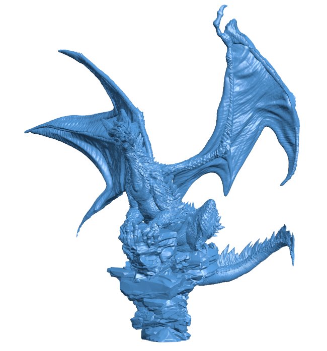 Drake B009719 file Obj or Stl free download 3D Model for CNC and 3d printer