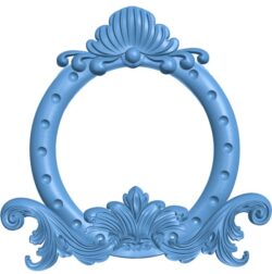 Mirror frame pattern T0005753 download free stl files 3d model for CNC wood carving