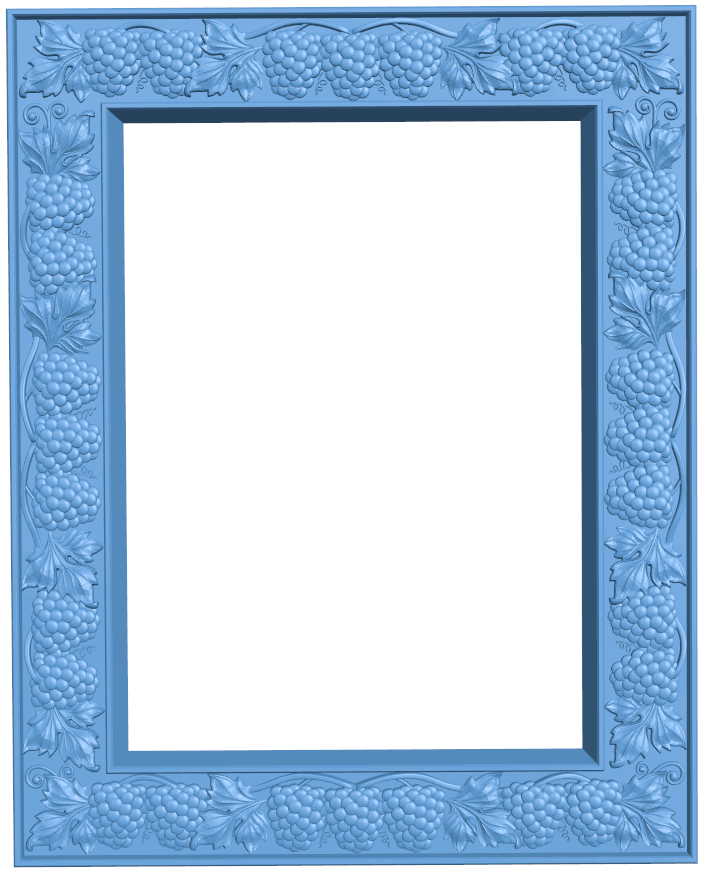 Picture frame or mirror T0005518 download free stl files 3d model for CNC wood carving