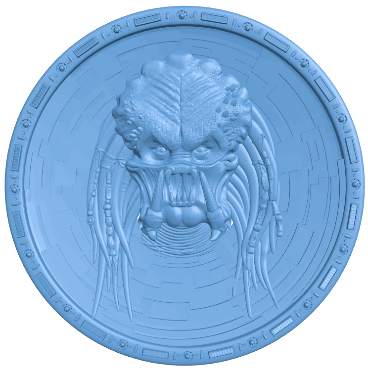 Predator T0005372 download free stl files 3d model for CNC wood carving