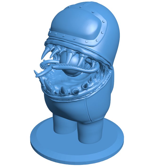 The Last of Us Clicker 3D Model 3D model 3D printable