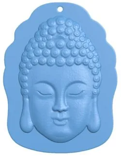 Buddha head T0006464 download free stl files 3d model for CNC wood carving