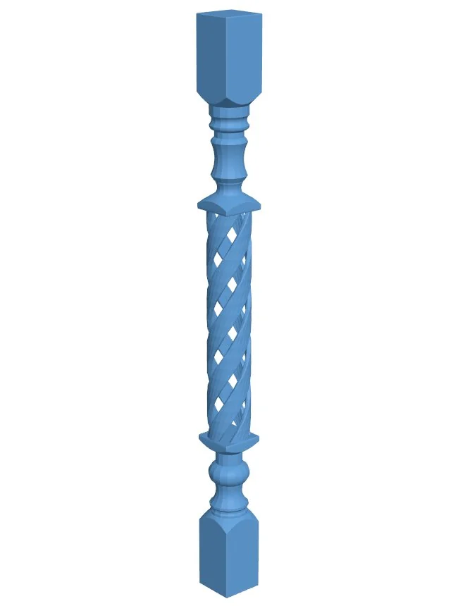 Column pattern T0006384 download free stl files 3d model for CNC wood carving