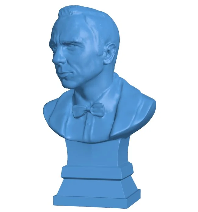 Daniel Craig - Scandle B009887 file Obj or Stl free download 3D Model for CNC and 3d printer