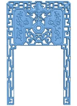 Door frame pattern T0006465 download free stl files 3d model for CNC wood carving