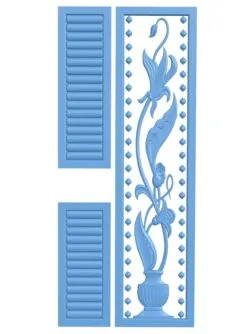 Door frame pattern T0006507 download free stl files 3d model for CNC wood carving